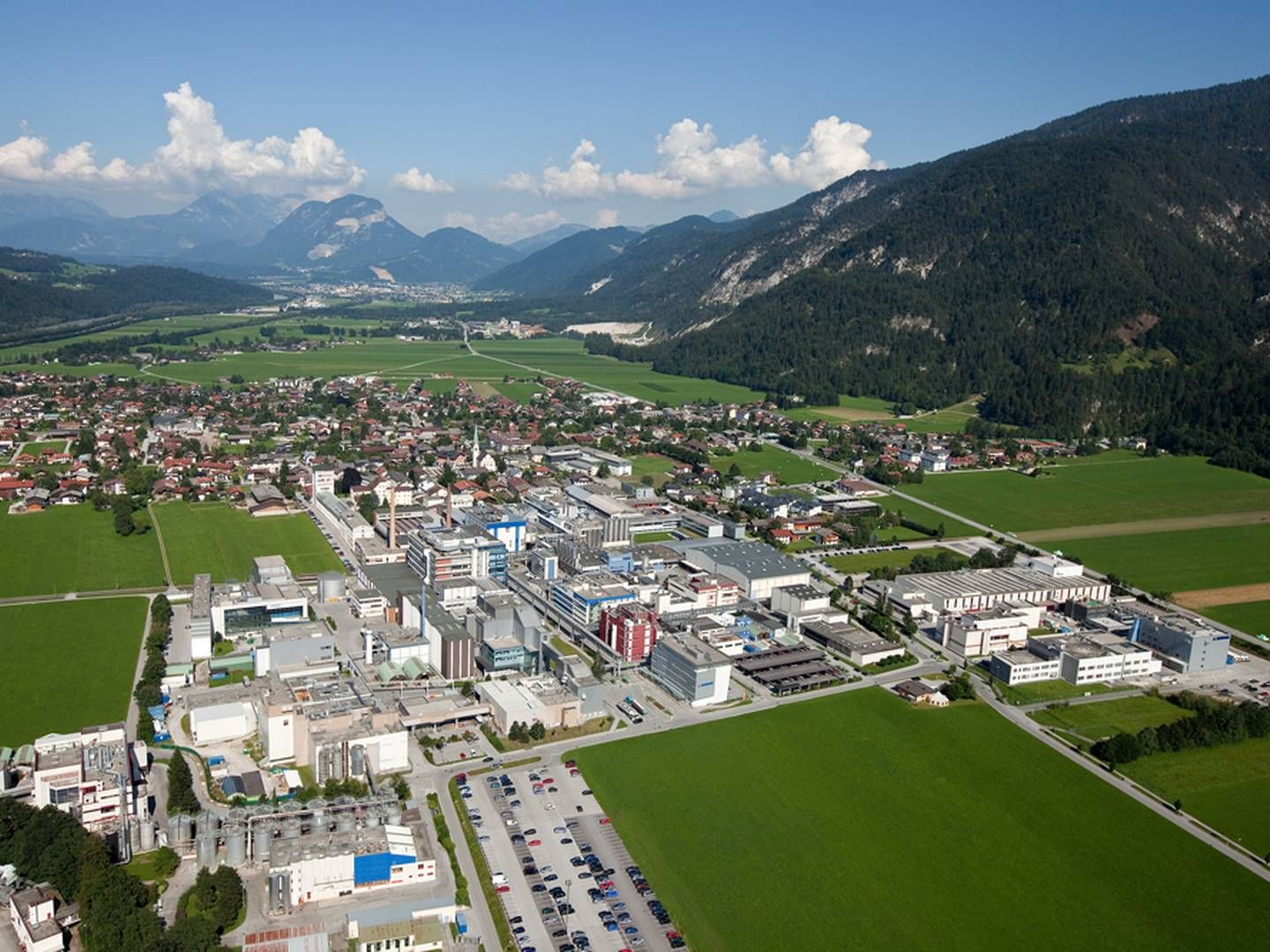 Sandoz' eget produktionsanlæg i Kundl i Schweiz, som dog ikke har produceret det antibiotikum, som har smittet danske patienter med multiresistente bakterier.