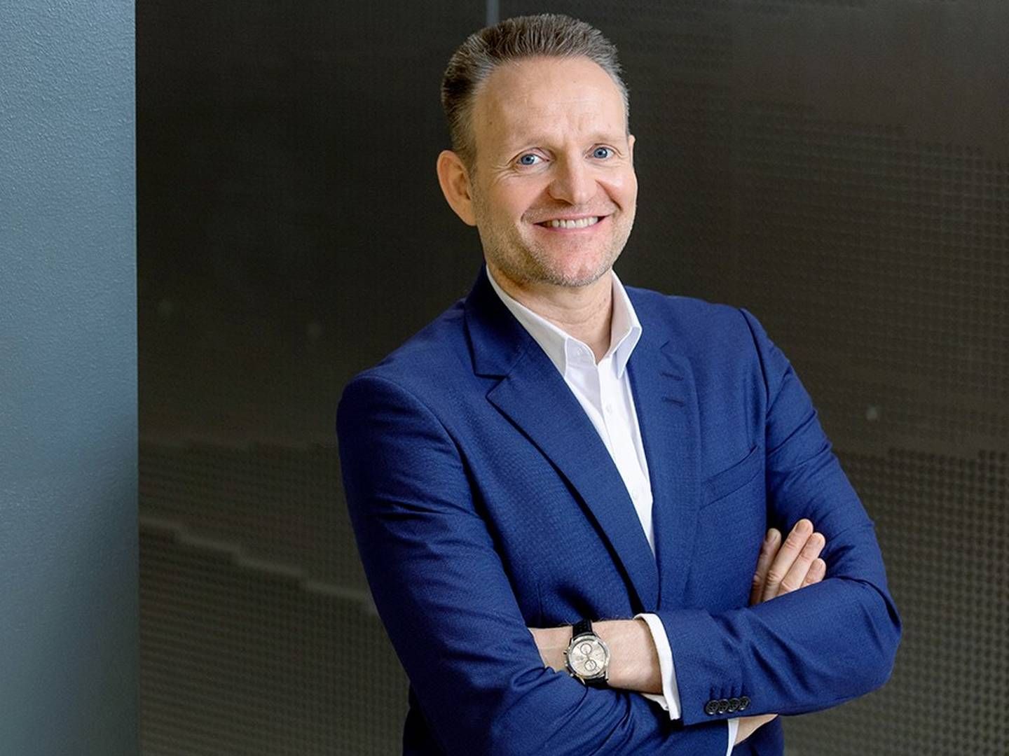 SMILER: Jan Erik Kjerpeseth er konsernsjef i Sparebanken Vest, og blir styreleder i NRK: | Foto: Eivind Senneset.