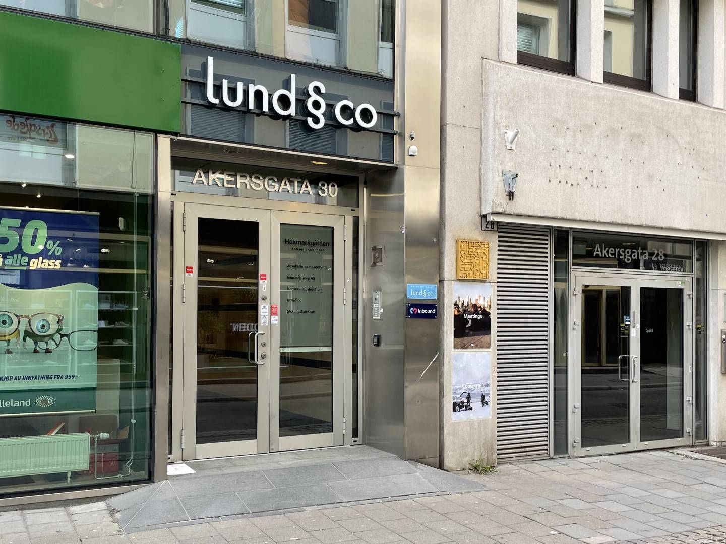 Lund & Co holder til i Akersgata i Oslo sentrum. | Foto: Aleksander Simonsen Losnegård / AdvokatWatch