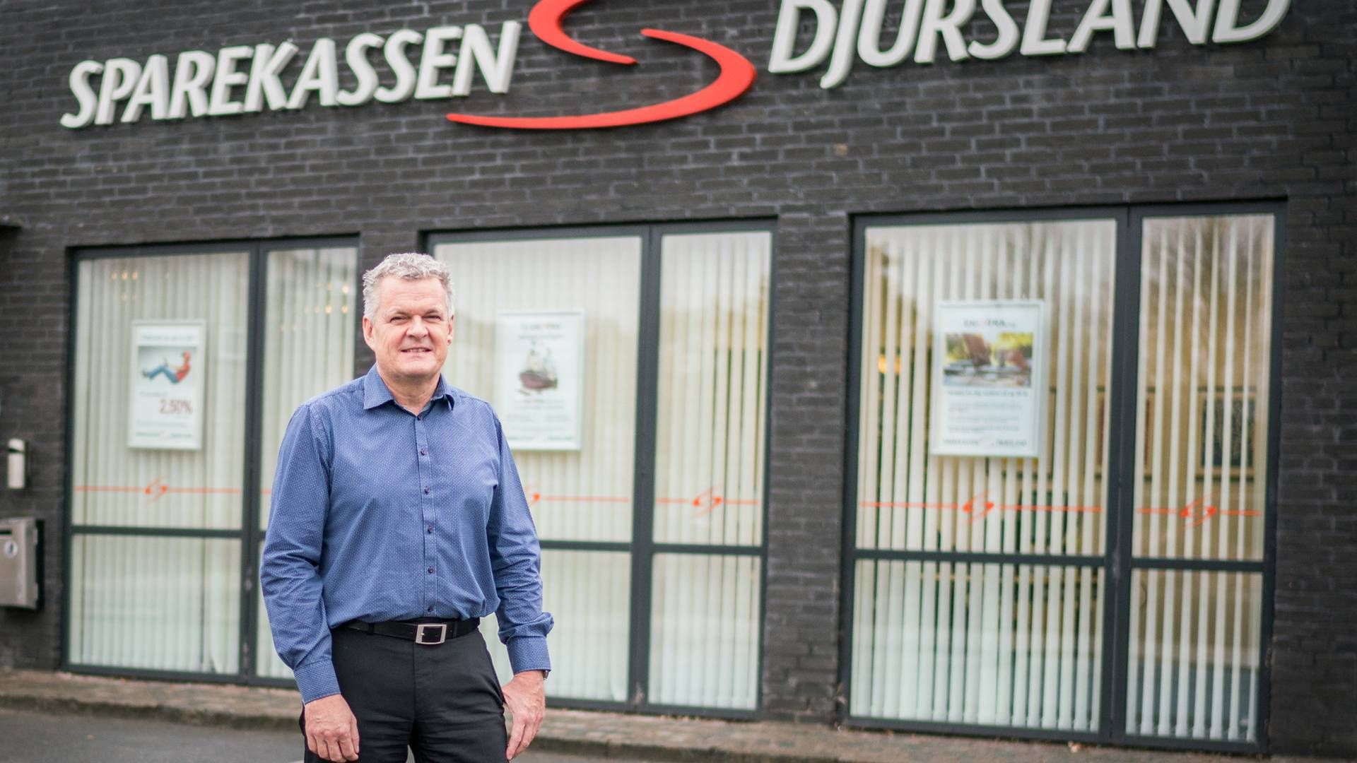 Sparekassen Djursland med adm. direktør Peter Lading Sørensen i spidsen er blandt de sparekasser, der har hævet udbetalingen til garanter mest efter 2023-regnskaberne. | Foto: PR