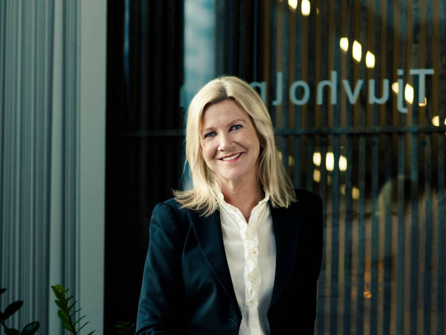 NYE TALL: Administrerende direktør i Selvaag Eiendom, Cecilie Martinsen, har lagt frem 2022 tallene til selskapet. | Foto: Astrid Waller