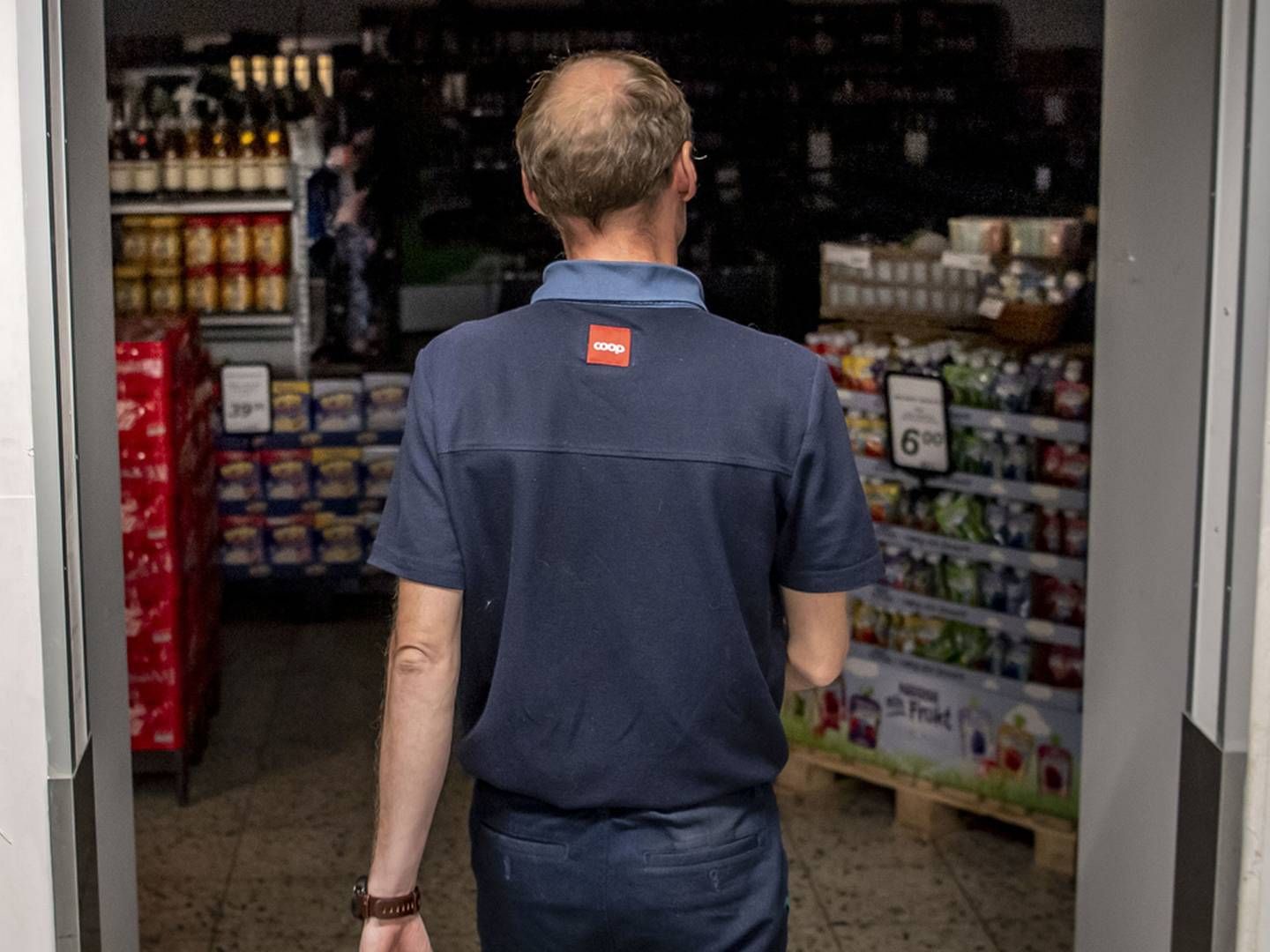 Målet om at blive fossilfri næste år gælder for Coop Danmarks egne butikker – men også de selvstændige brugsforeninger river gasfyr ned af væggene og sætter solceller op. | Foto: Morten Stricker/Jysk Fynske Medier