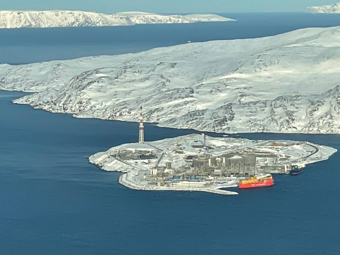 FEM GASSTURBINER: Det står fem gassturbiner på Melkøya. De produserer tilsammen 229 MW effekt og 197 MW varme. | Foto: Lars Magne Brenna