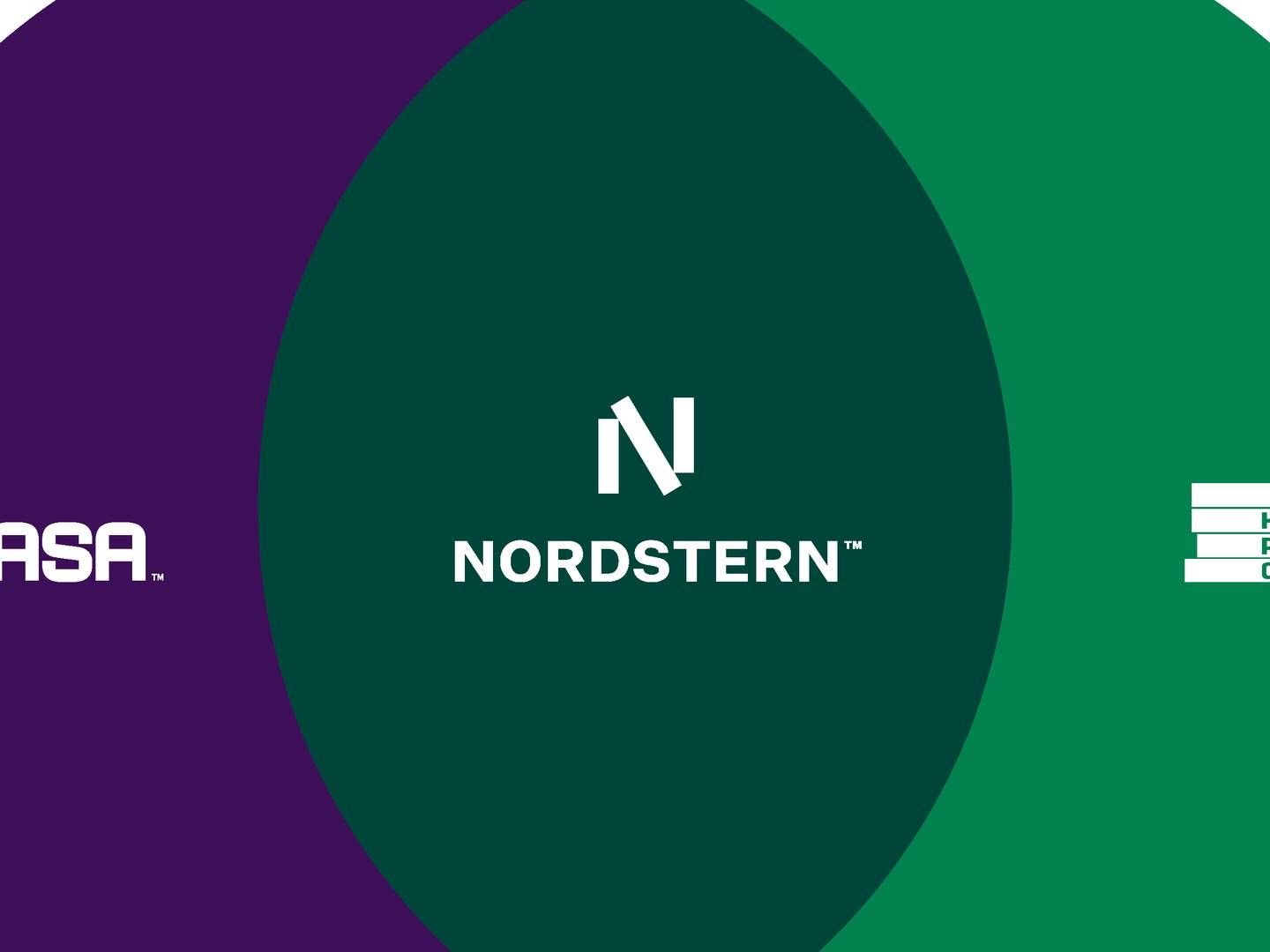 Illustration af hvordan de to selskaber er fusioneret i en ny, fælles identitet. | Foto: PR / Nordstern