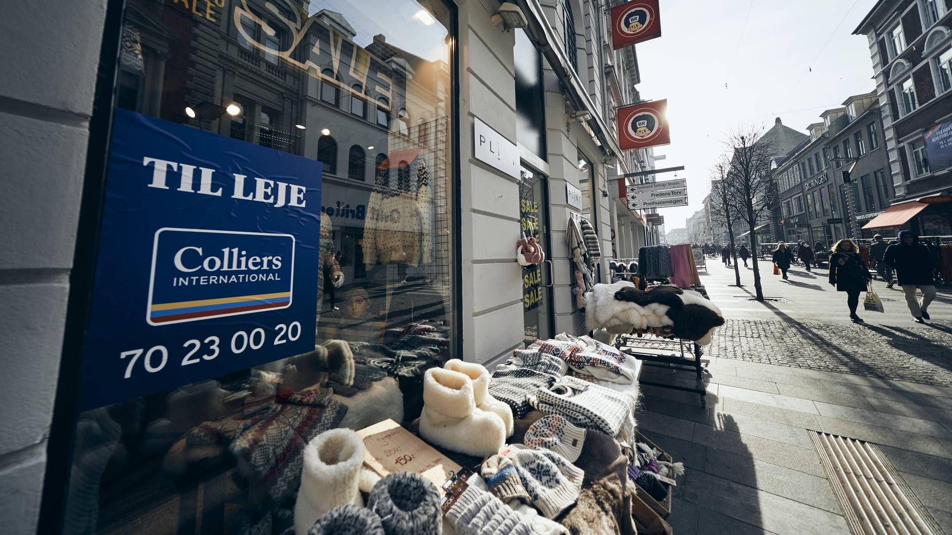 Lige under 3 pct. af landets butikslokaler står tomme, hvis man skal tro på nye tal fra Ejendomstorvet. | Foto: Claus Bonnerup