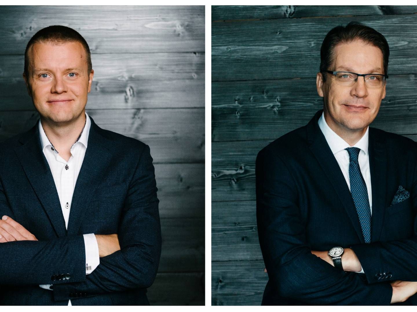 CIO Markus Aho (left) and CEO Risto Murto are commenting on Varma's H1 results. | Photo: Varma / PR