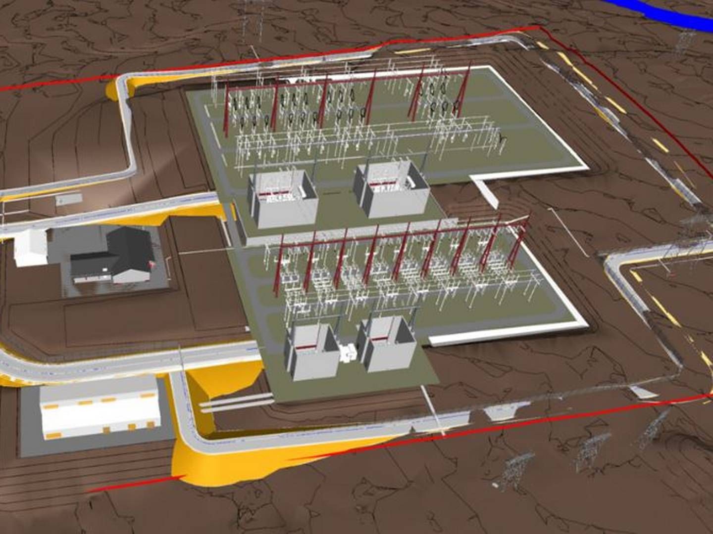 DET VENTES: Vinnelys transformatorstasjon oppgraderes til en verdi av over en halv milliard kroner. Illustrasjon. | Foto: Statnett