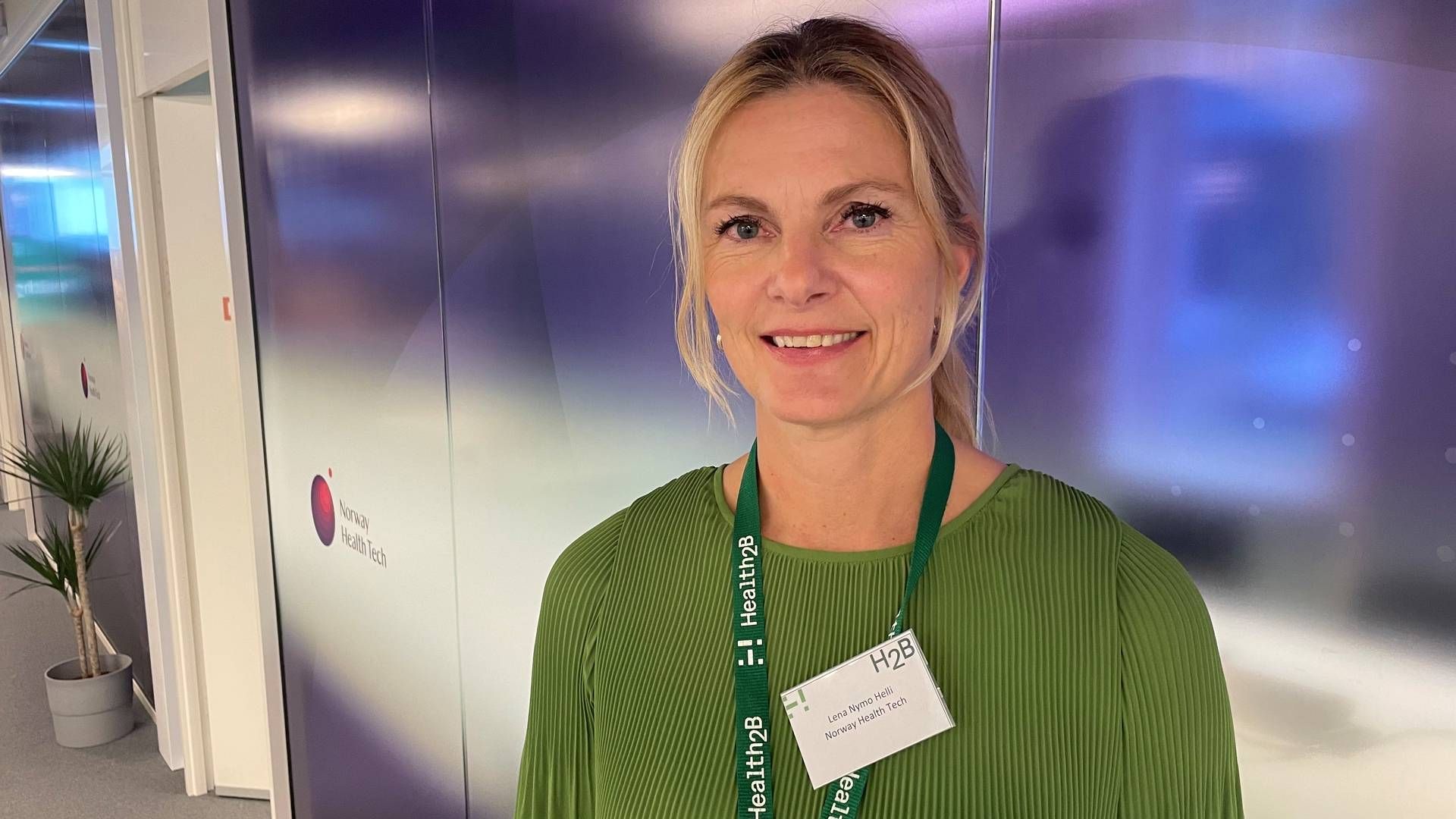 TEKNOLOGISK POTENSIAL: Administrerende direktør Lena Nymo Helli i Norway Health Tech mener kunstig intelligens kan spille en viktig rolle i helsevesenet. – Det ligger stort potensial i teknologien til å forebygge og diagnostisere sykdom mye tidligere og bedre enn i dag, sier hun. | Foto: Anne Grete Storvik