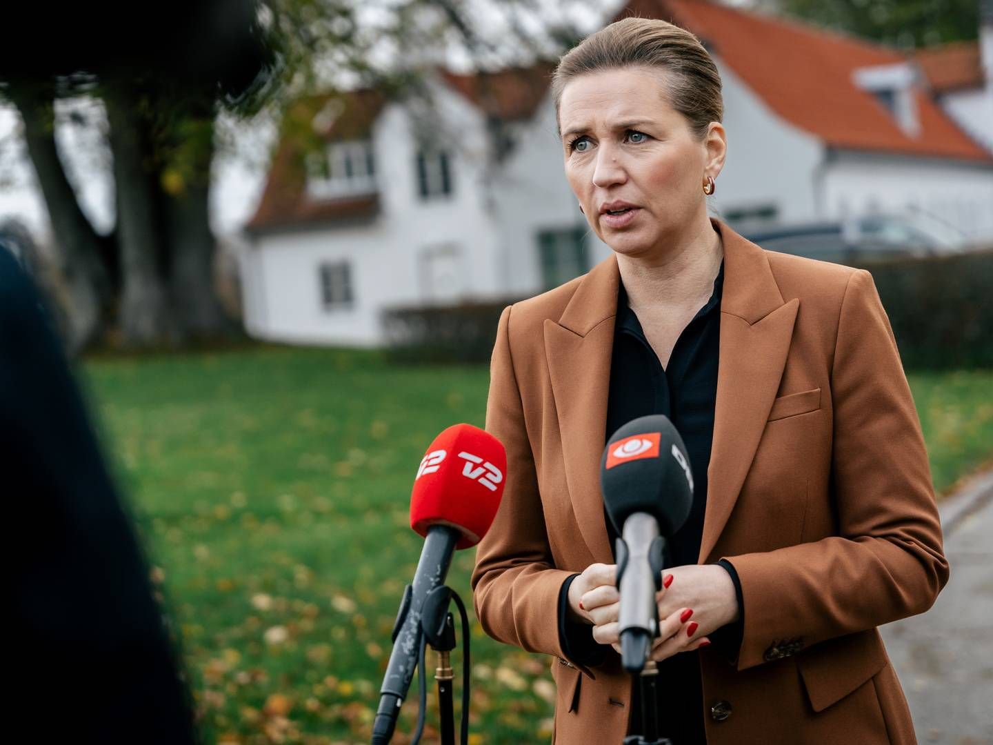 Mette Frederiksen har i denne uge forhandlet om en ny regering. Møderne har fundet sted på Marienborg. | Foto: Emil Helms