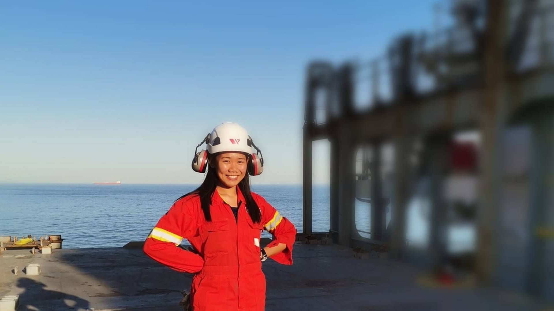 Filippinske Cleo Bierneza er blandt de søfarende, der vil få brug for efteruddannelse for at kunne blive bedre rustet til skibsfartens grønne omstilling. | Foto: Ocean Technologies Group