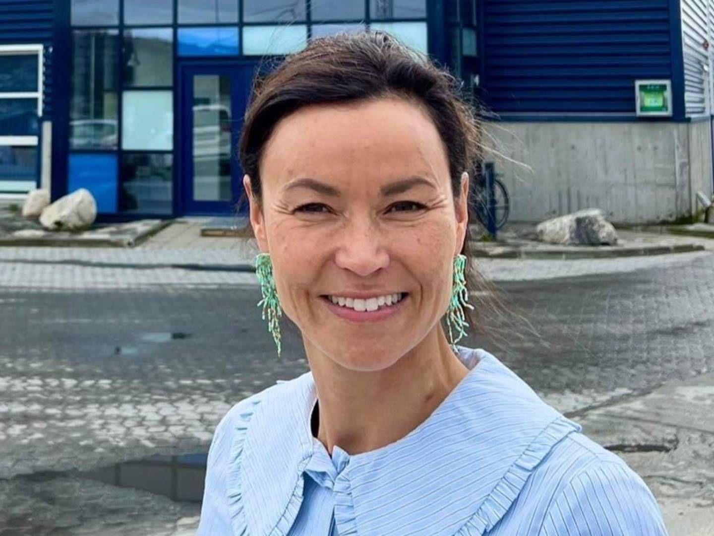 Bestyrelsesformand Maliina Abelsen fra Royal Greenland ser frem til at fiskekoncernens nye topchef kommer til Nuuk til februar. | Foto: PRIVATFOTO