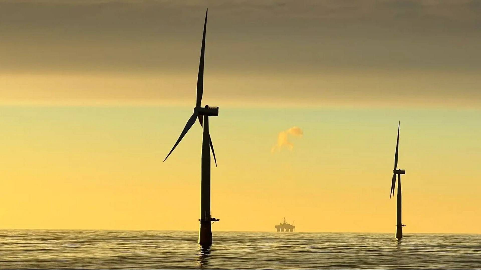 HYWIND TAMPEN: Verdens største flytende havvindpark leverer strøm til nok et oljefelt. | Foto: Equinor