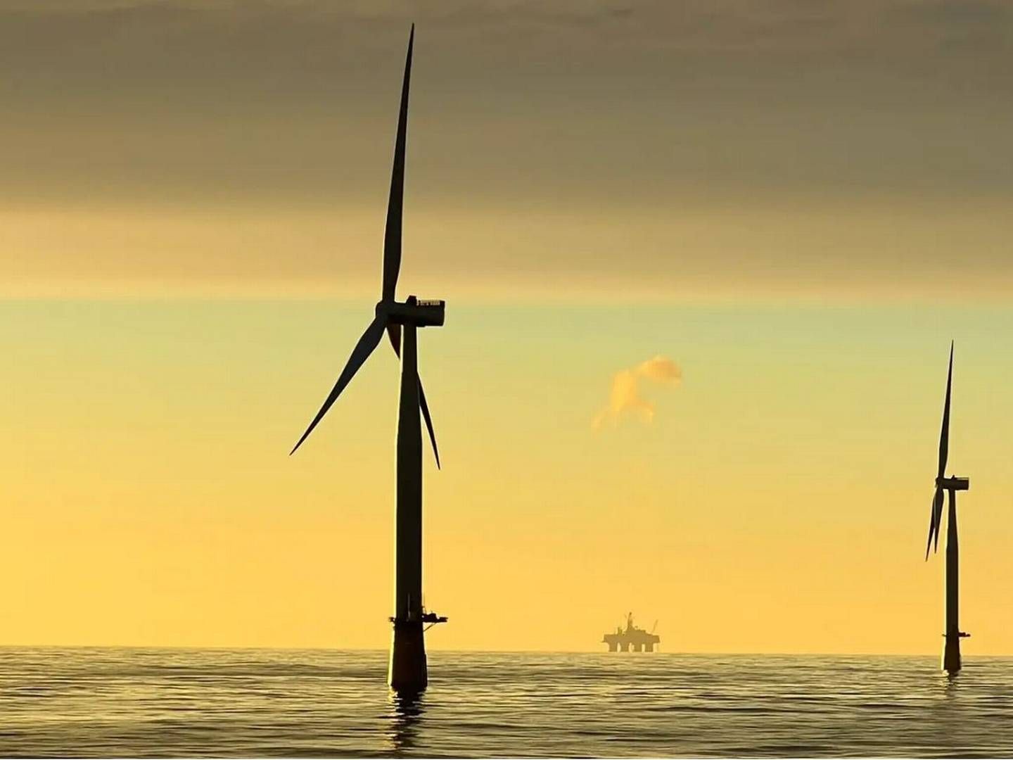 HYWIND TAMPEN: Verdens største flytende havvindpark leverer strøm til nok et oljefelt. | Foto: Equinor