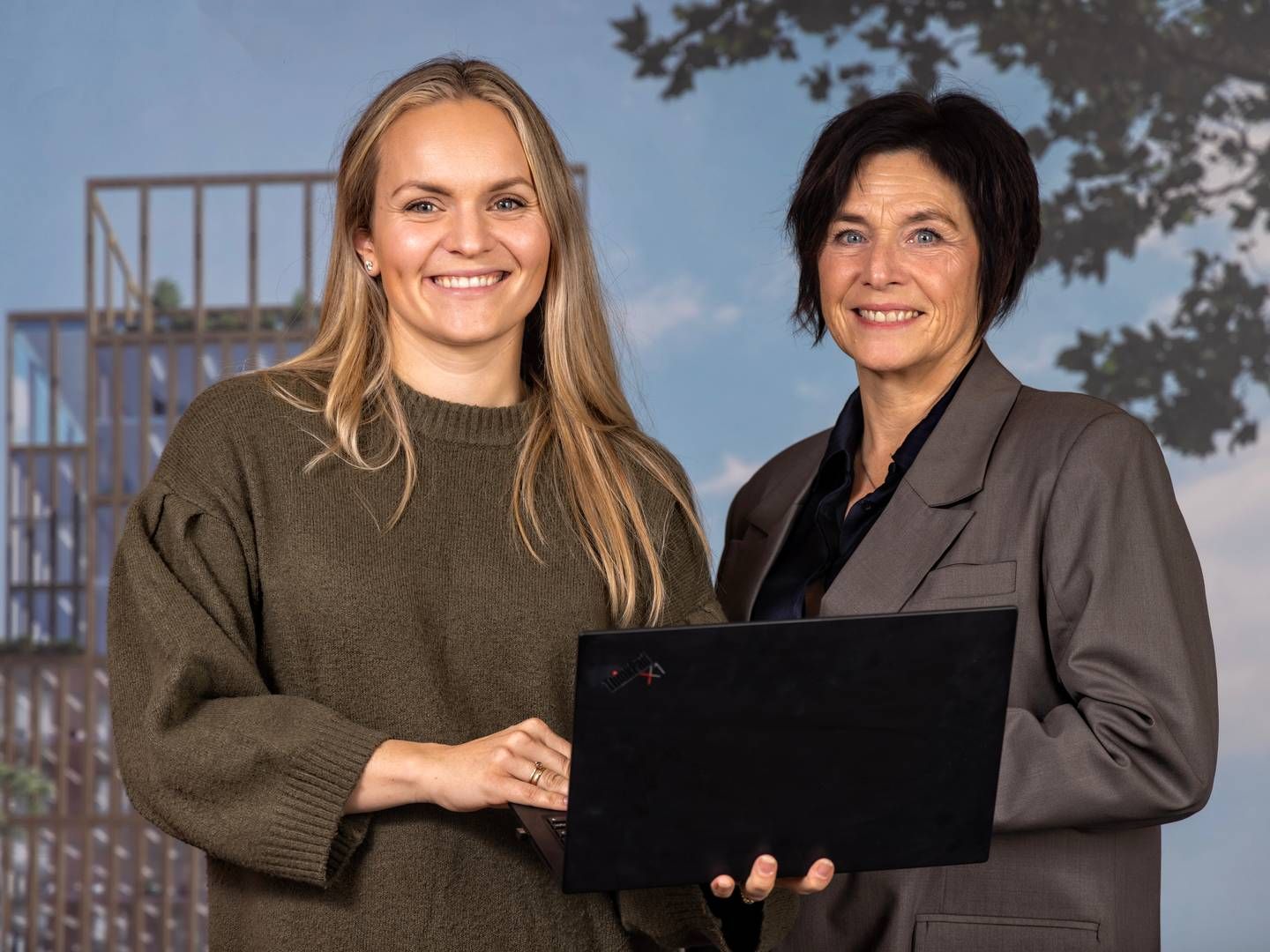 HELSEPARK: Julie Rønning Indrelid og Ann-Elin Thunhaug går inn i nye stillinger som prosjektledere i Drammen Helsepark i januar 2023. | Foto: Jørn Grønlund