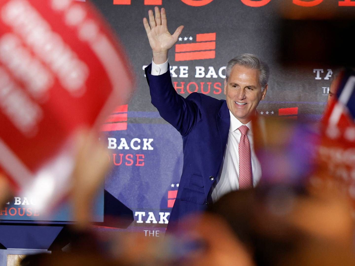 Republikanernes Kevin McCarthy bliver formand for Repræsentanternes Hus. | Foto: Tom Brenner/REUTERS / X06967