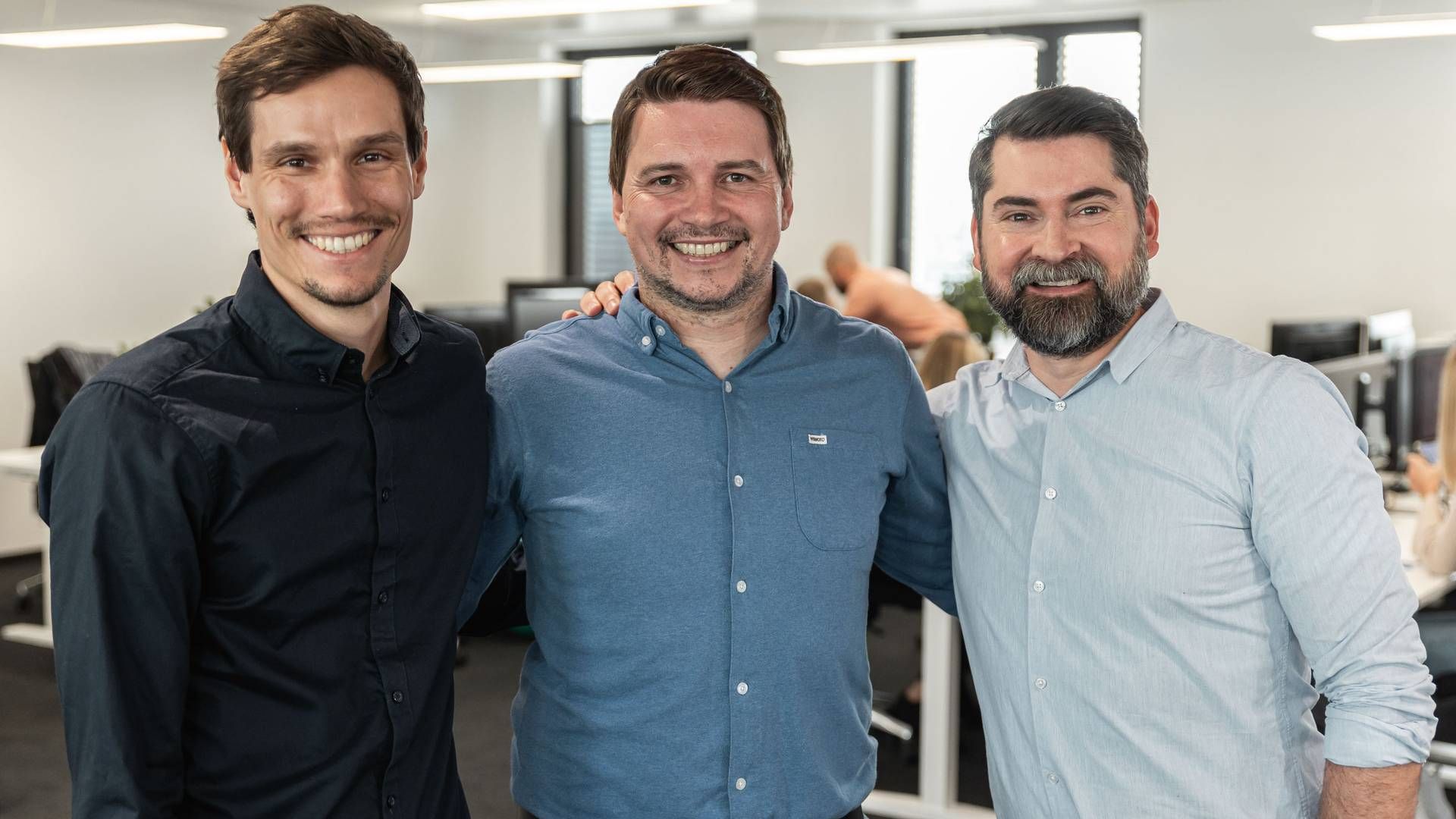 Das Führungsteam von Credi2 (von links): Michael Handler (CTO), Jörg Skornschek (COO) und Daniel Strieder (Co-CEO) | Foto: Credi2