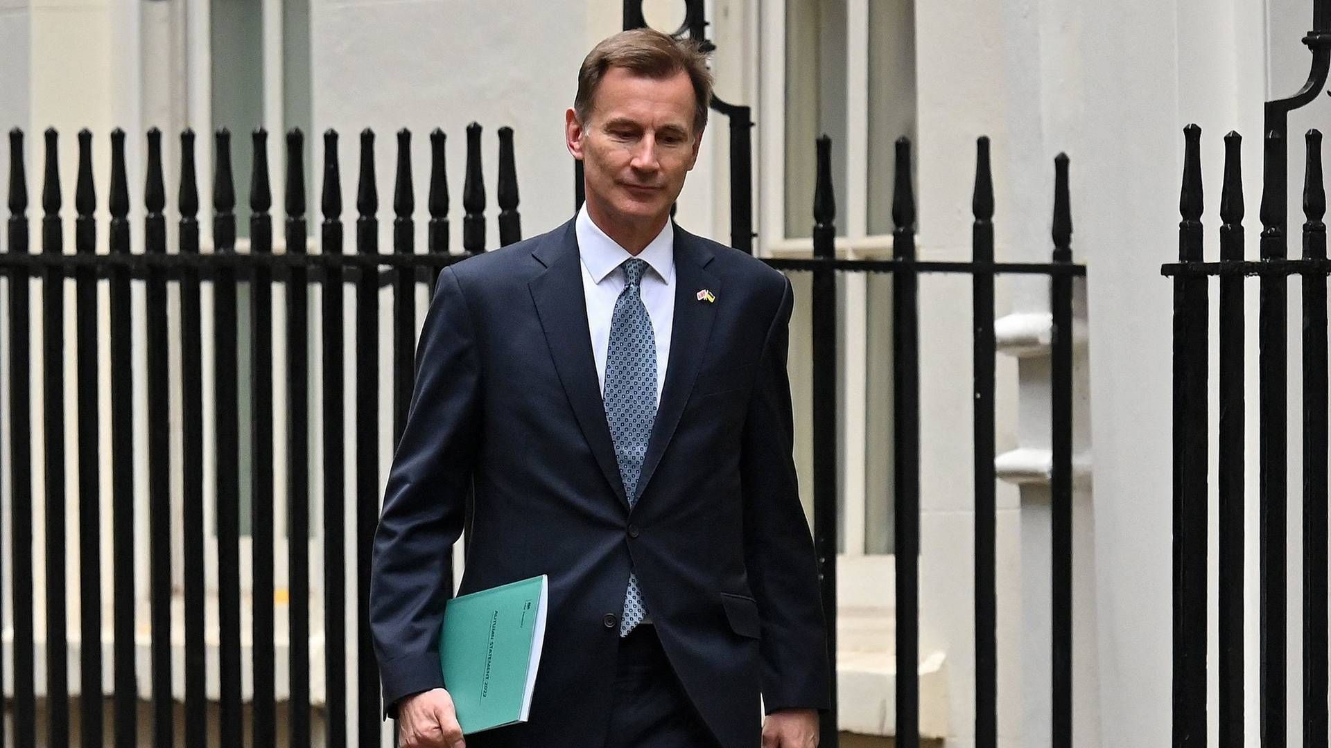 Storbritanniens finansminister, Jeremy Hunt, har torsdag præsenteret en ny finanslov. | Foto: Justin Tallis/AFP / AFP