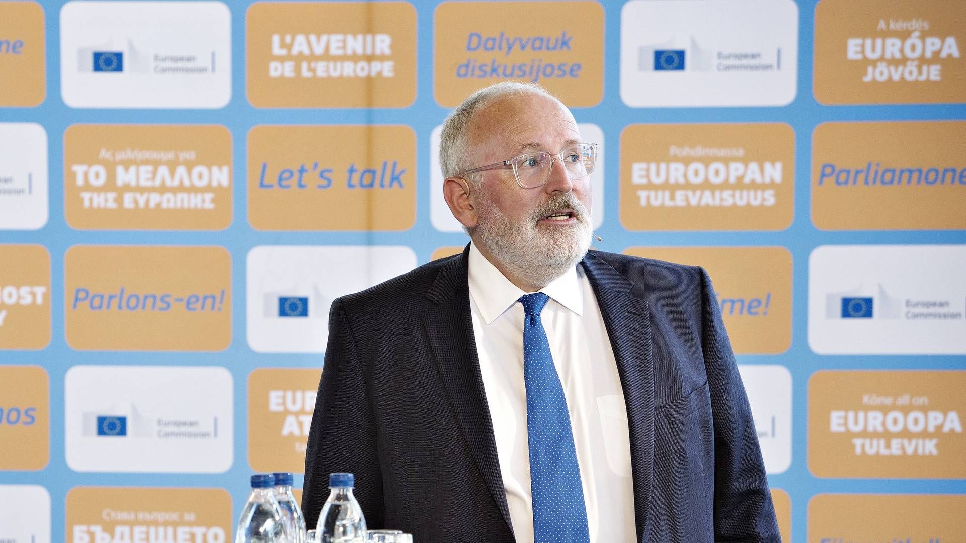 EU's klimachef, Frans Timmermans, kom sent torsdag aften med et tilbud på klimatopmøde i Egypten. Spørgsmålet er, om det er for godt til at afvise for de fattigere lande. | Foto: Martin Lehmann