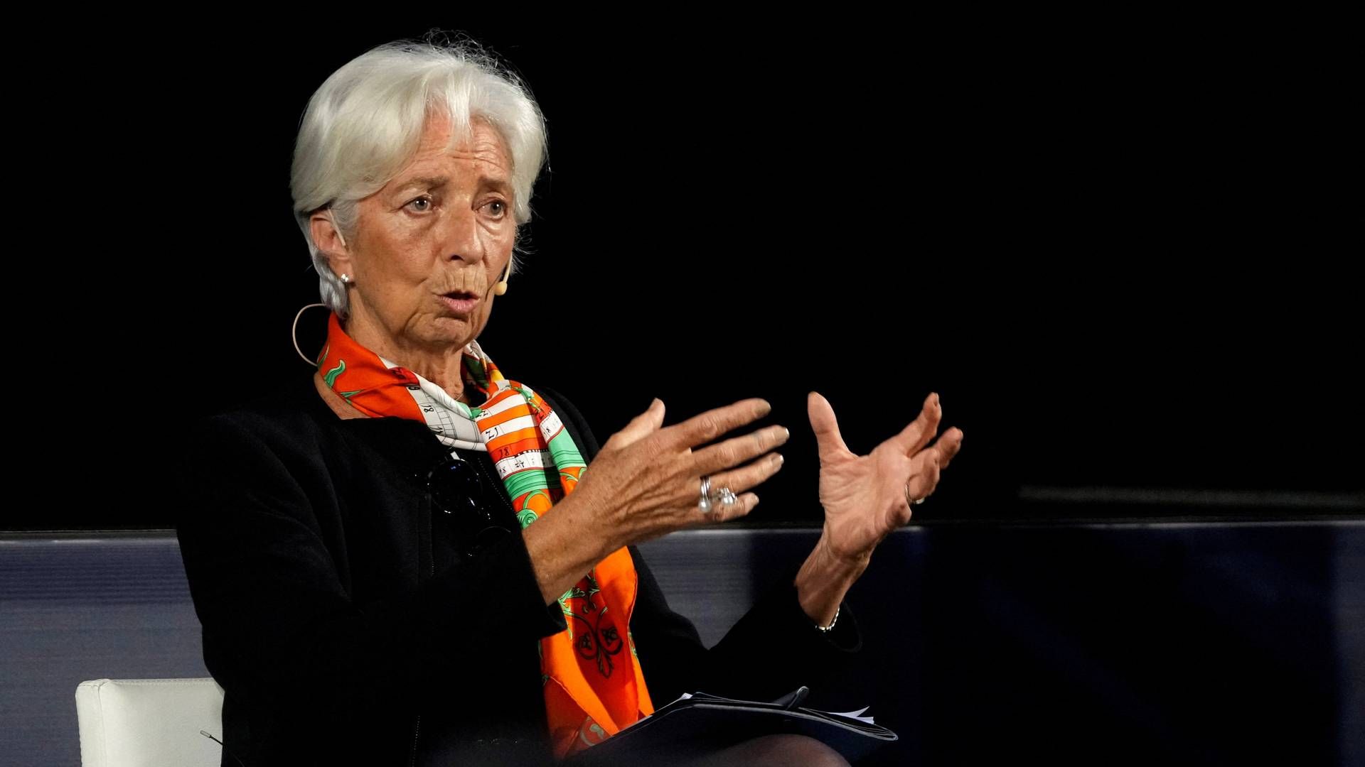 Christine Lagarde, formand for Den Europæiske Centralbank. | Foto: Ints Kalnins/Reuters/Ritzau Scanpix