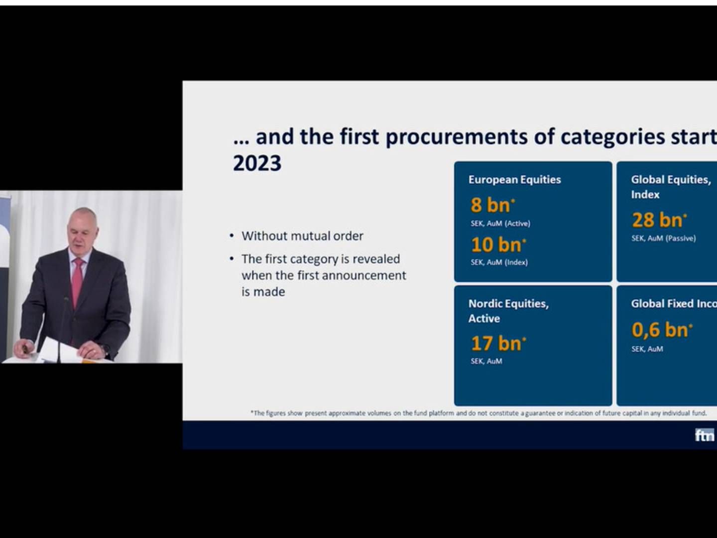 "Start preparing now", Swedish Fund Selection Agency Chief Erik Fransson tells fund managers when discussing next year's procurements. First one will commence in Q1 2023. | Photo: PR / Pensionsmyndigheten