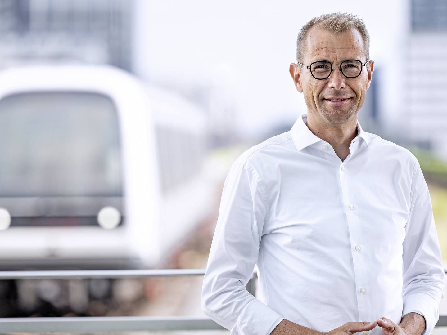 Carsten Riis, adm. direktør for Metroselskabet og Hovedstadens Letbane. | Foto: Bax Lindhardt / Metroselskabet