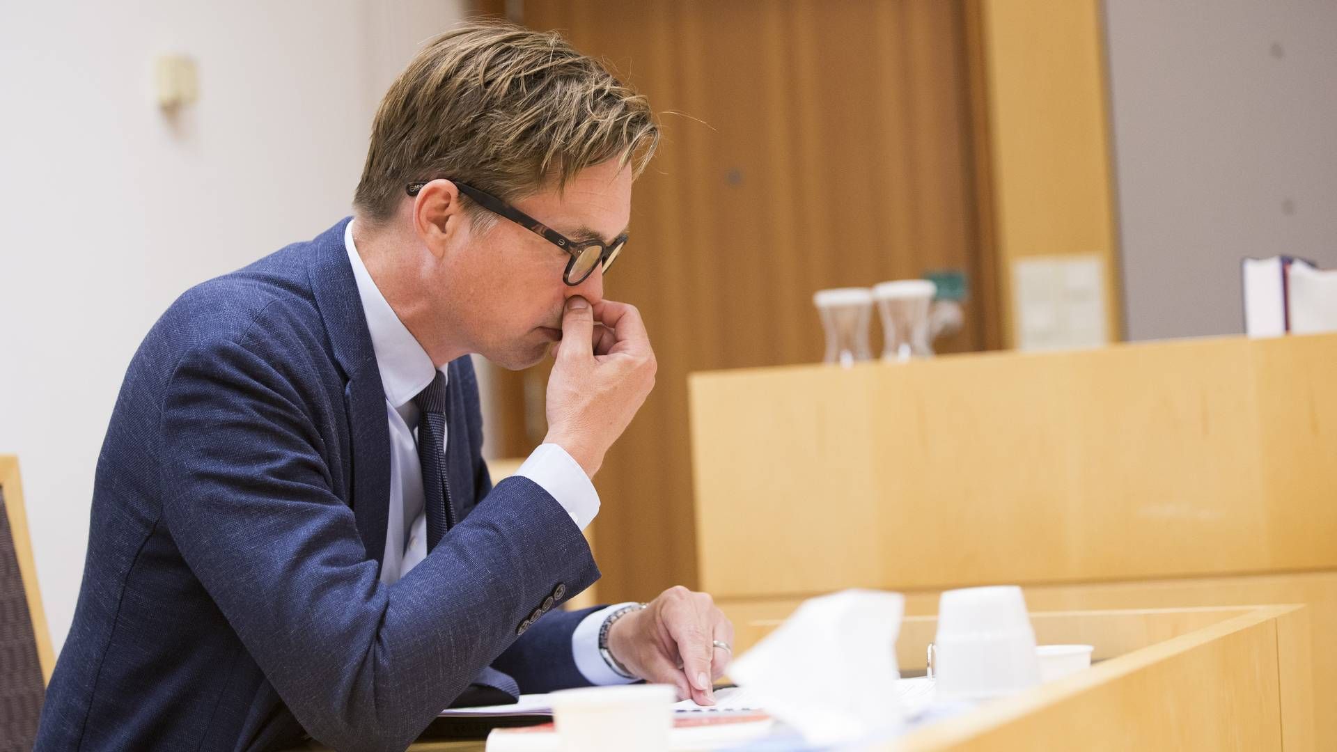 Leder for forsvarergruppen i Advokatforeningen, Marius Dietrichson, mener eksistensen av Gjenopptakelseskommisjonen må ses på. | Foto: Trond Reidar Teigen/NTB