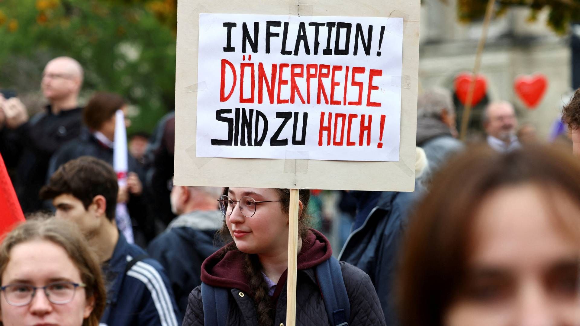 Demonstration i Berlin i sidste måned med krav om at Tyskland skal gøre sig uafhængig af Rusland energi. | Foto: Christian Mang