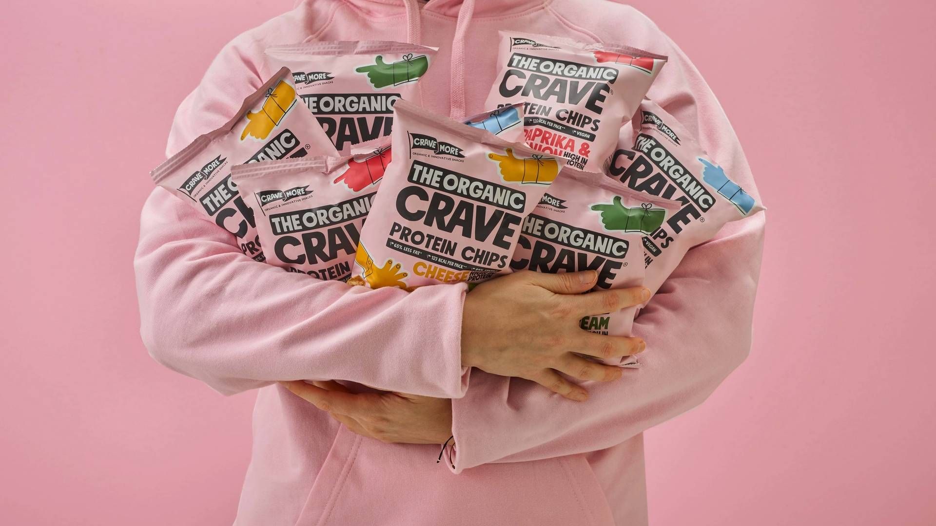 The Organic Crave Company satser på at lave sundere chips end de normale kartoffelvarianter lavet på linser, og har også en granola-bar i pipelinen af nye produkter. | Foto: PR/The Organic Crave Company