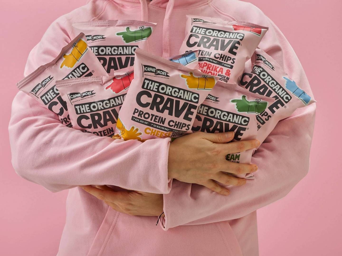 The Organic Crave Company satser på at lave sundere chips end de normale kartoffelvarianter lavet på linser, og har også en granola-bar i pipelinen af nye produkter. | Photo: PR/The Organic Crave Company
