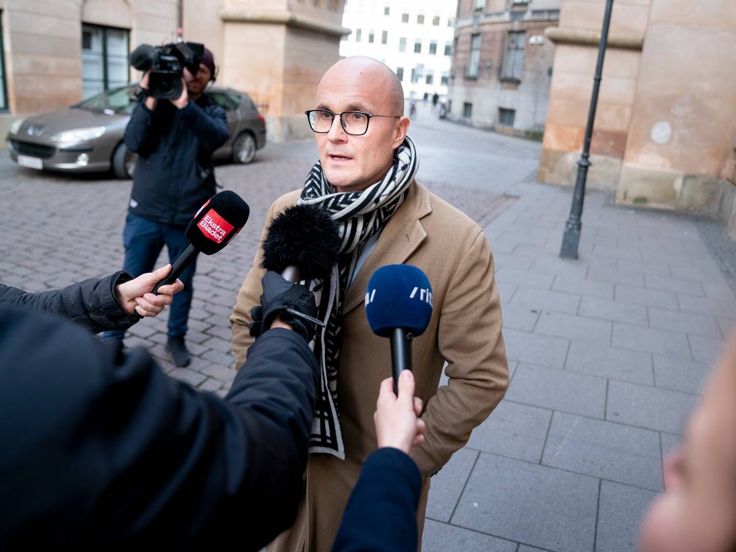 Jesper Storm Thygesen er forsvarsadvokat for den nigerianske mand. | Foto: Liselotte Sabroe/Ritzau Scanpix