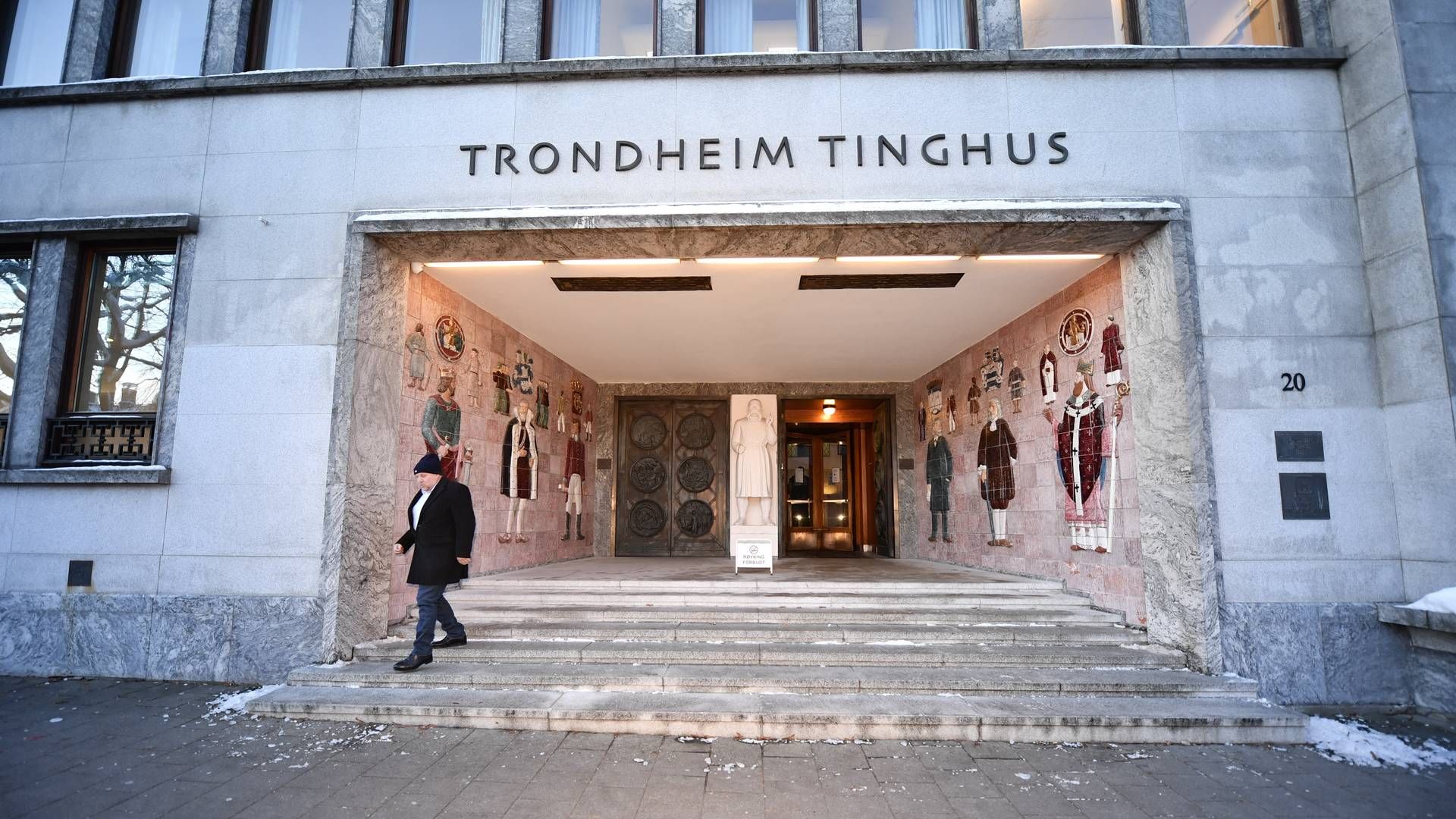 Rettsmeklingen avholdes i Trondheim tinghus. | Foto: Ole Martin Wold/NTB
