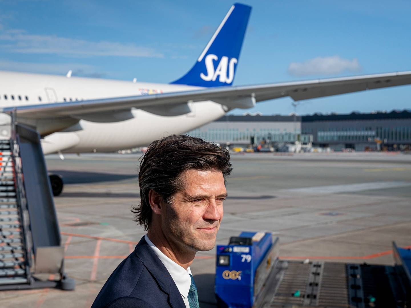 "Vores plan er at videreføre de selskaber," lyder det fra driftsdirektør Simon Pauck Hansen om datterselskaberne SAS Link og SAS Connect. | Foto: Stine Bidstrup/Ritzau Scanpix