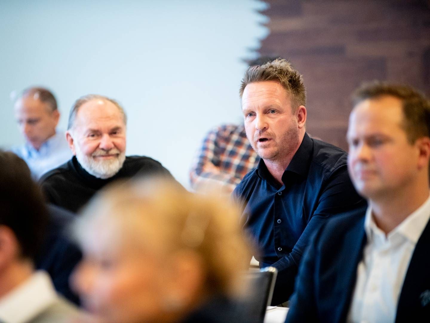 VIL HA AKTIVT EIERSKAP: Jon Magne Asmyr (t.h) er leder for aksjonærgruppen AG Nanovector, som har mål om aktivt eierskap i selskapet. | Foto: Vidar Sandnes