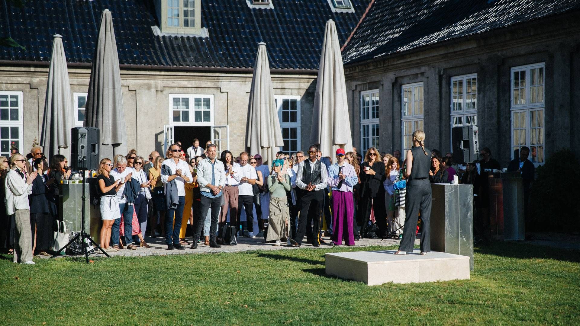 Cecilie Thorsmark ved Copenhagen Fashion Weeks åbning i august. | Foto: Victor Jones