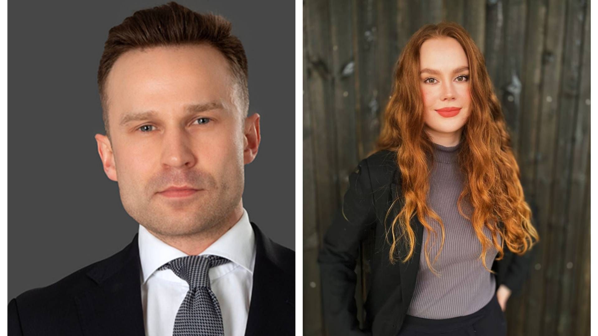 Ole Kristian Grime og Ida Karoline Andersen fikk seg ny jobb som advokatfullmektig i november. | Foto: DLA Piper Norway/Advokatfirmaet Lindstrøm