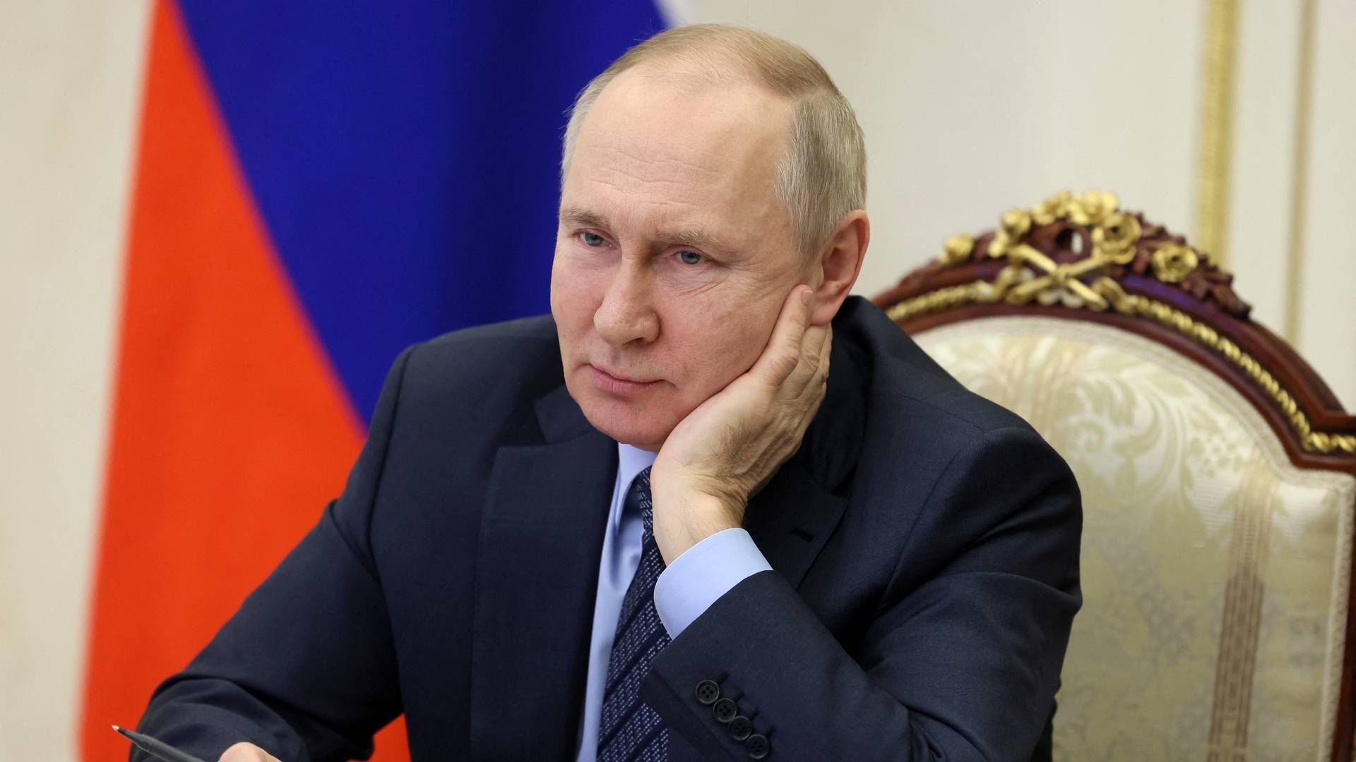 Den russiske præsident Vladimir Putin vil ikke acceptere G7-landene og EU's prisloft på russisk olie. | Foto: Sputnik/Via Reuters