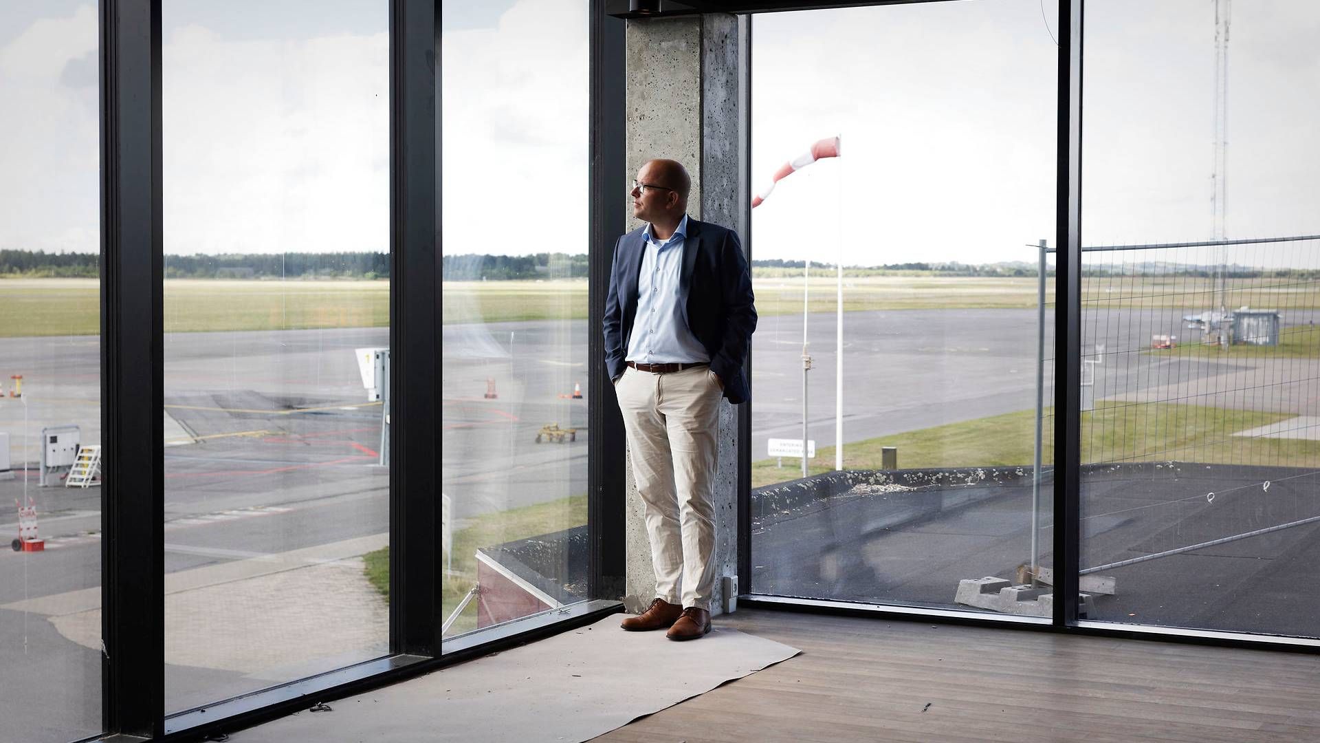 Brian Worm er trådt tilbage fra stillingen som adm. direktør for lufthavnen i Aarhus. | Foto: Casper Dalhoff/Ritzau Scanpix