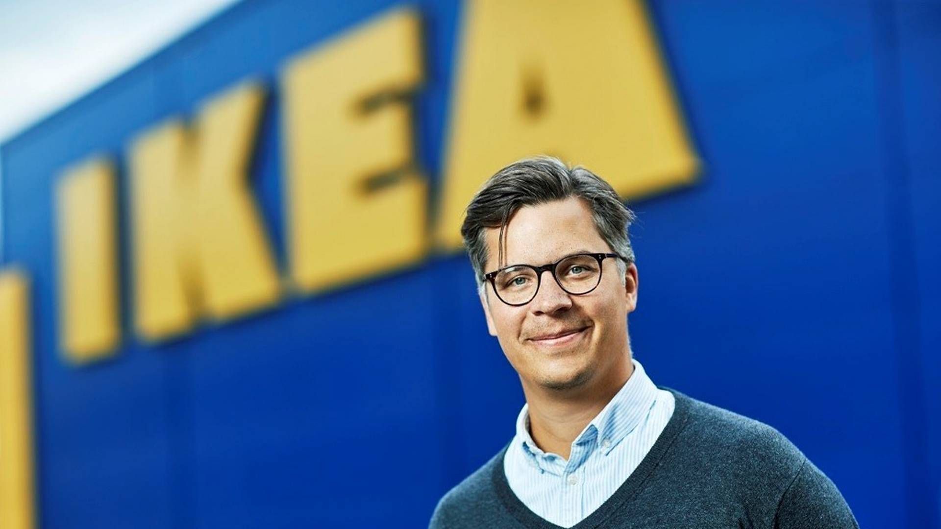 UTFORDRINGER: Landssjef for Ikea Norge, Carl Aaby, opplever utfordringer med forsyninger av materialer, noe som kan forsinke åpningen av deres nye sentralvarelager i Vestby. | Foto: Ikea