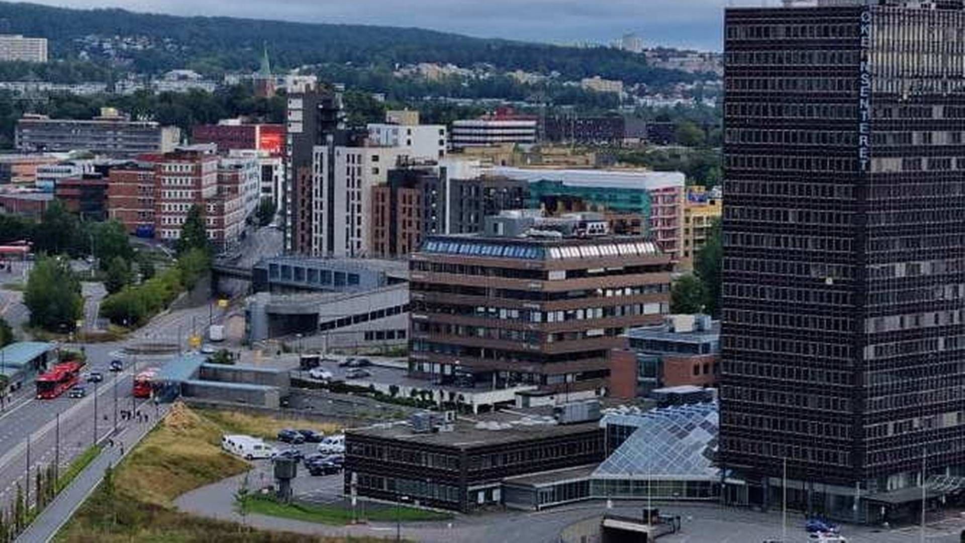 SKAL BYGGE NYTT: Det kan komme et nytt høyhus på Økern i Oslo hvis reguleringen går i boks. | Foto: Øystein Byberg
