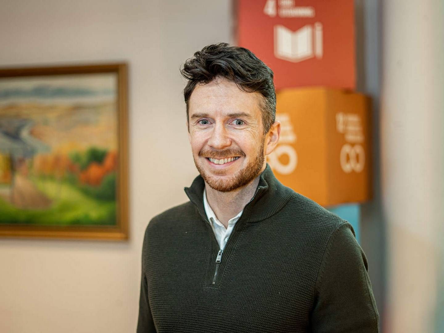 ER OPTIMIST: Jørgen Rostad, leder for nybygg hos Eiendomsmegler 1 Midt-Norge, tror markedet i Trondheim vil hente seg inn. | Foto: Eiendomsmegler 1