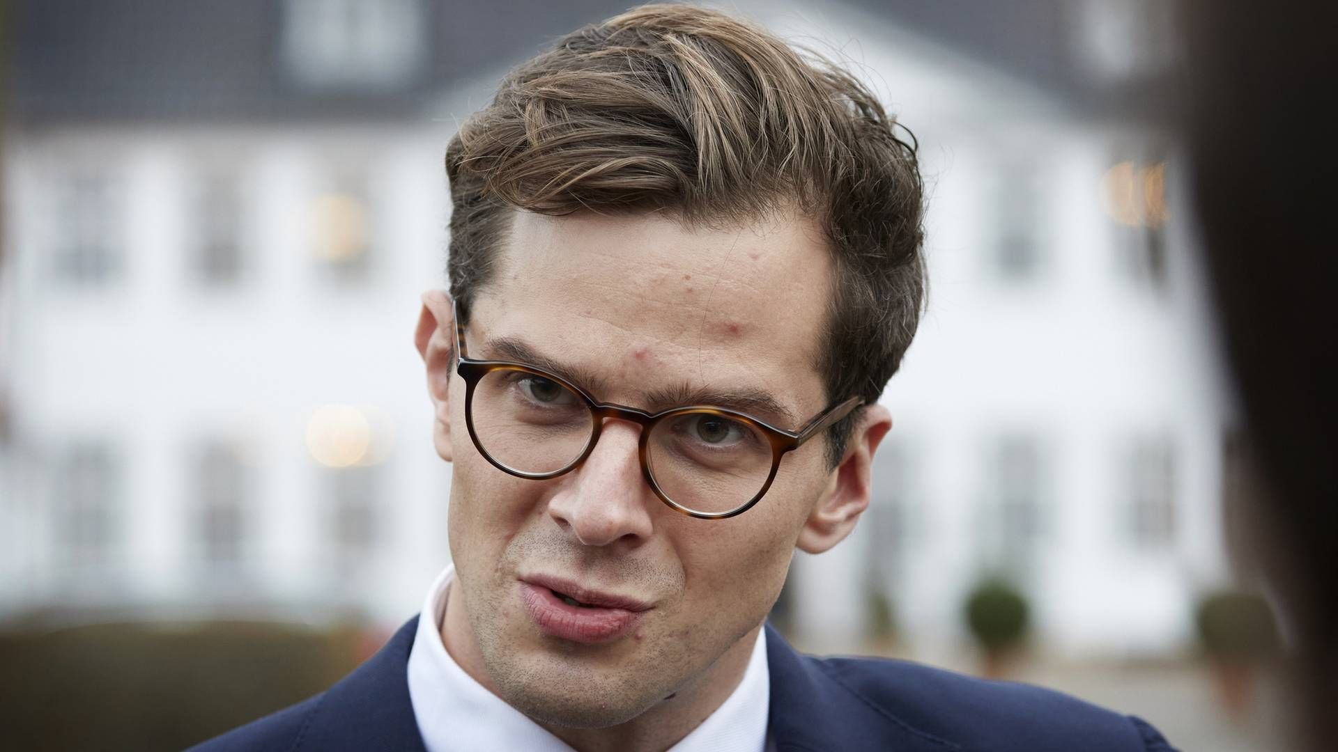 ”Politik, når det er værst," lyder det fra Liberal Alliances formand, Alex Vanopslagh, om udviklingen i minksagen. | Foto: Jens Dresling