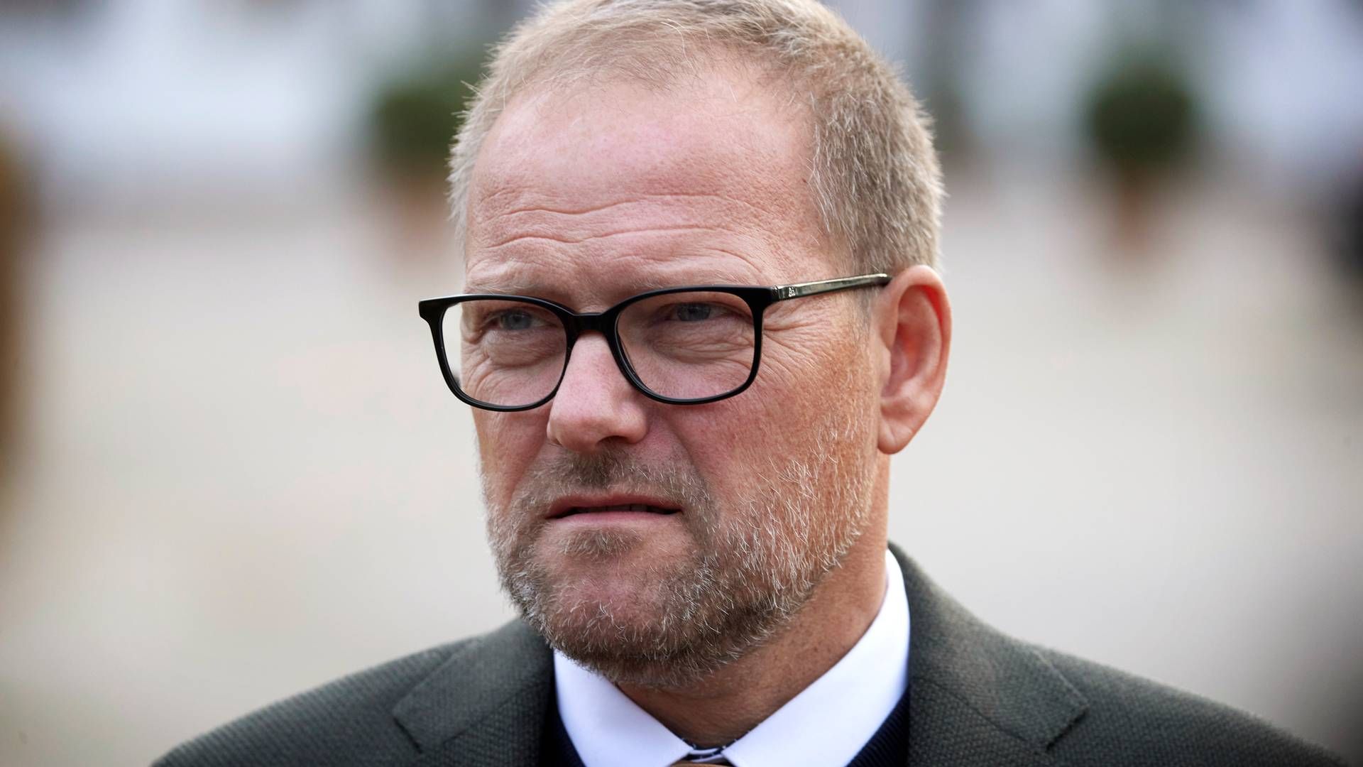 Næstformand Rene Christensen meddeler, at Dansk Folkeparti har meldt sig ud af forhandlingerne om ny regering. | Foto: Jens Dresling