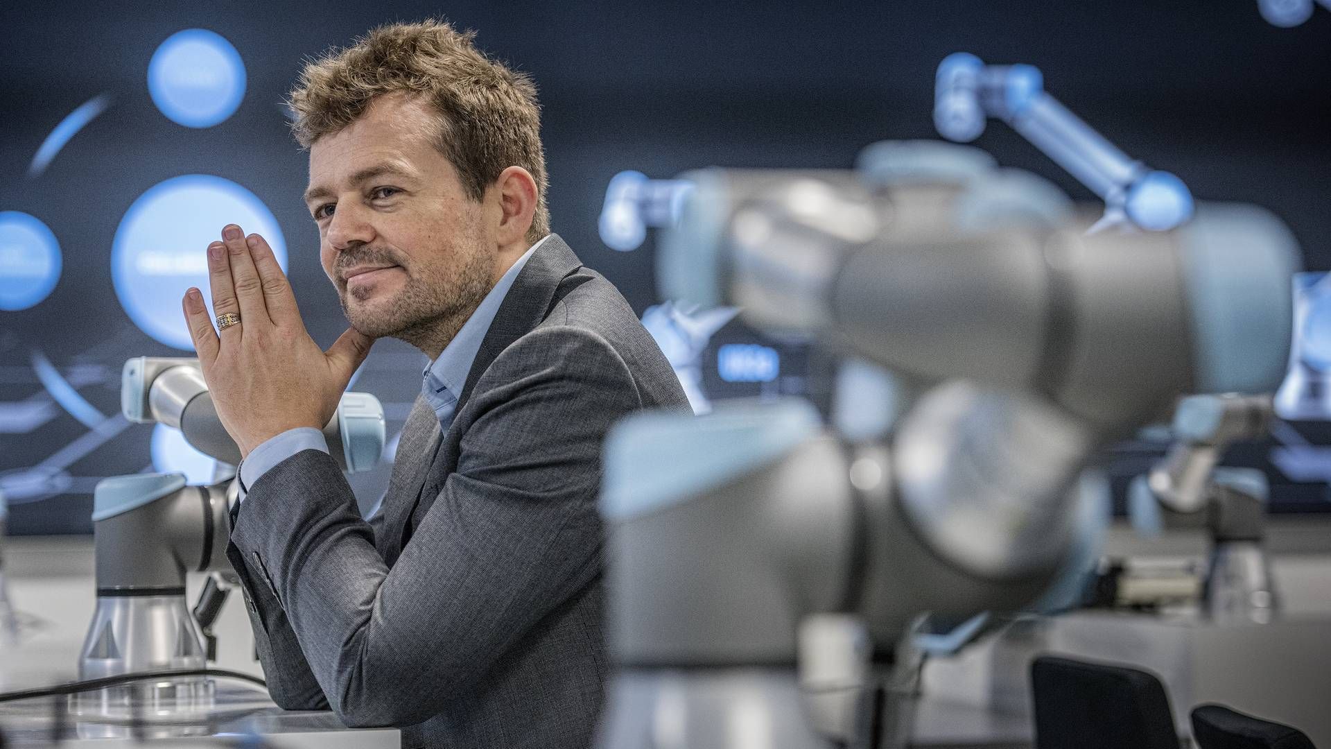 Universal Robots-medstifter Esben Østergaard har investeret i robotvirksomheden Subblue Robotics. Det har han gjort gennem sit investeringsselskab Reinvest Robotics | Foto: Casper Dalhoff / Ritzau Scanpix