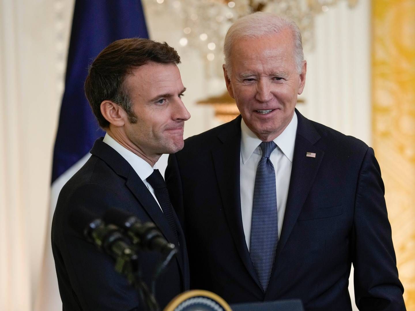 KRITISK TIL IRA: Europa må handle, og det raskt, sier Frankrikes president Emmanuel Macron om USAs kontroversielle støttepakke til amerikansk industri. | Foto: AP Photo/Susan Walsh