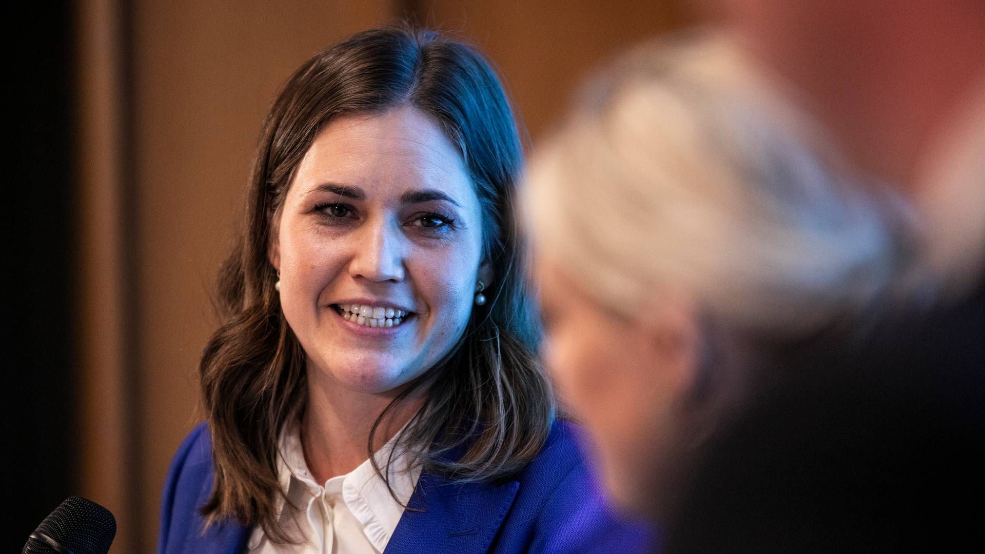 Marie Bjerre (V) blev torsdag udnævnt til minister for digitalisering og ligestilling og overtager bl.a. flere opgaver fra Erhvervsministeriet. | Foto: Ólafur Steinar Rye Gestsson