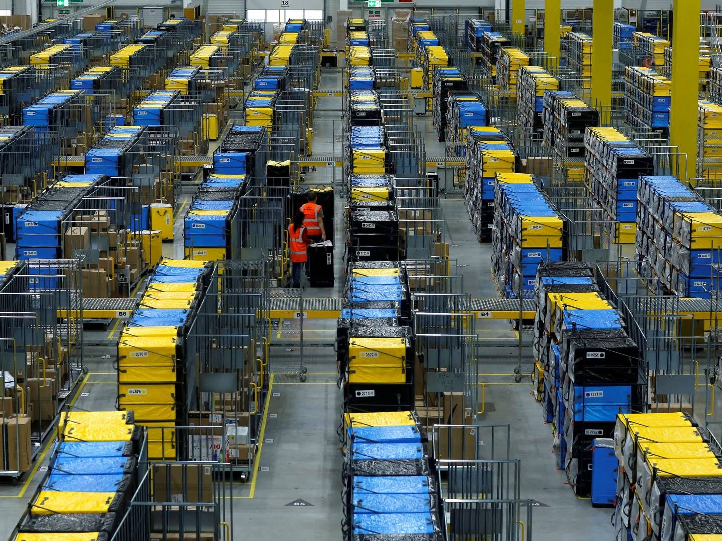 Et Amazon-logistikcenter i Mannheim, Tyskland. | Foto: Ralph Orlowski