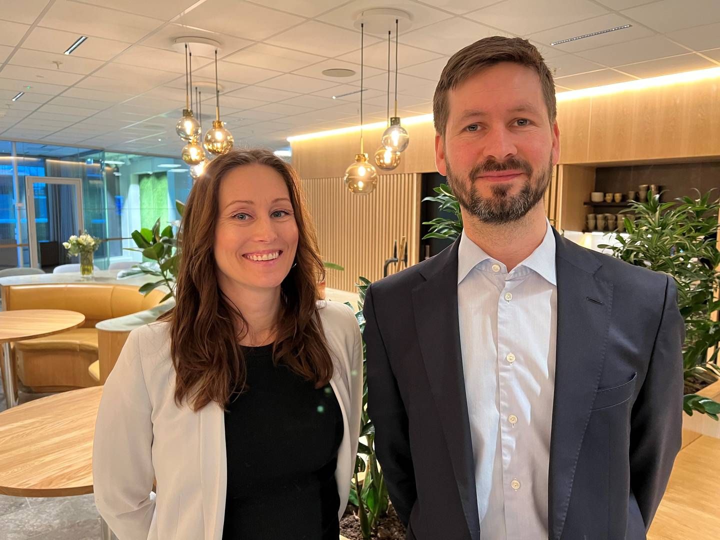 Elisabeth Hoffmann og Jørgen Burdal blir partnere i advokatfirmaet Bull. | Foto: Bull