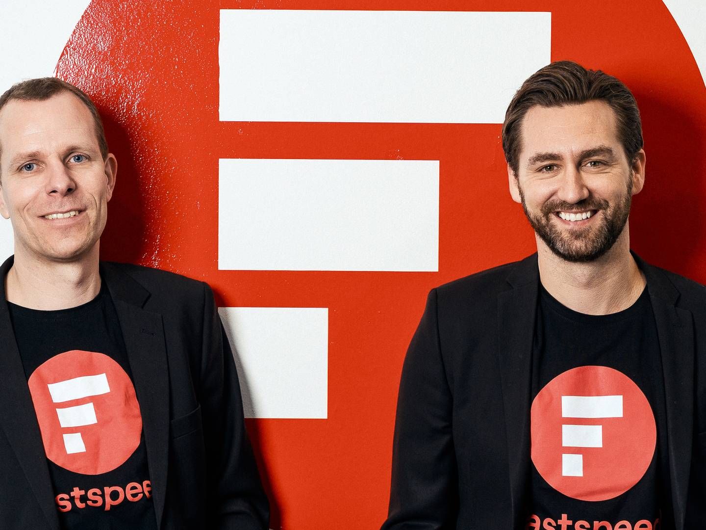 Adm. direktør Jens Raith (tv.) og kommerciel direktør Morten Boe Andersen, der står bag den ambitiøse bredbåndsvirksomhed Fastspeed, som afviser at være til salg | Foto: Fastspeed / PR