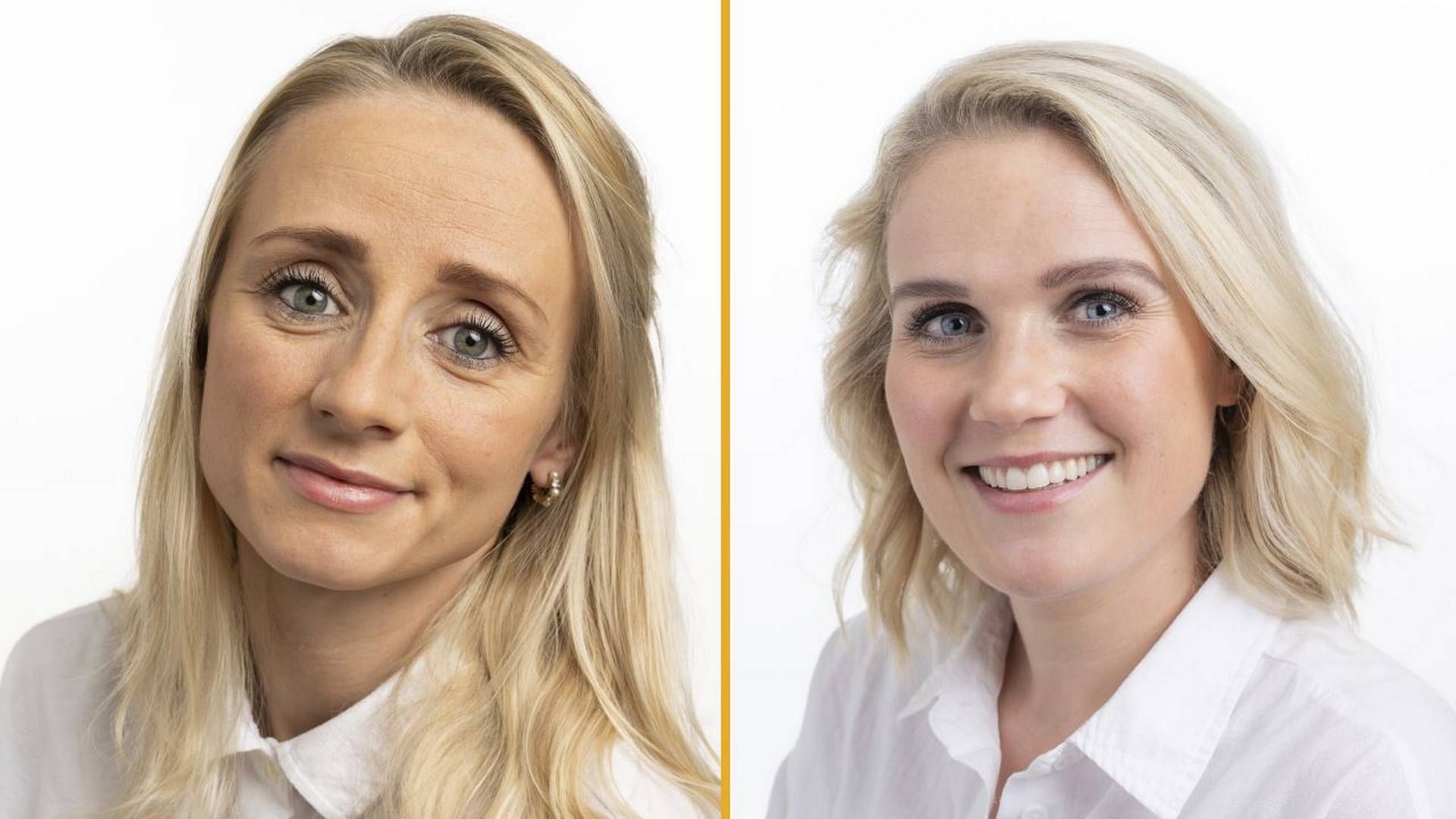 Ann-Karin Huseby og Stina Wold er utdannet sykepleiere og jobber som rådgivere for Varig Hadeland Forsikring. | Foto: Varig Hadeland Forsikring