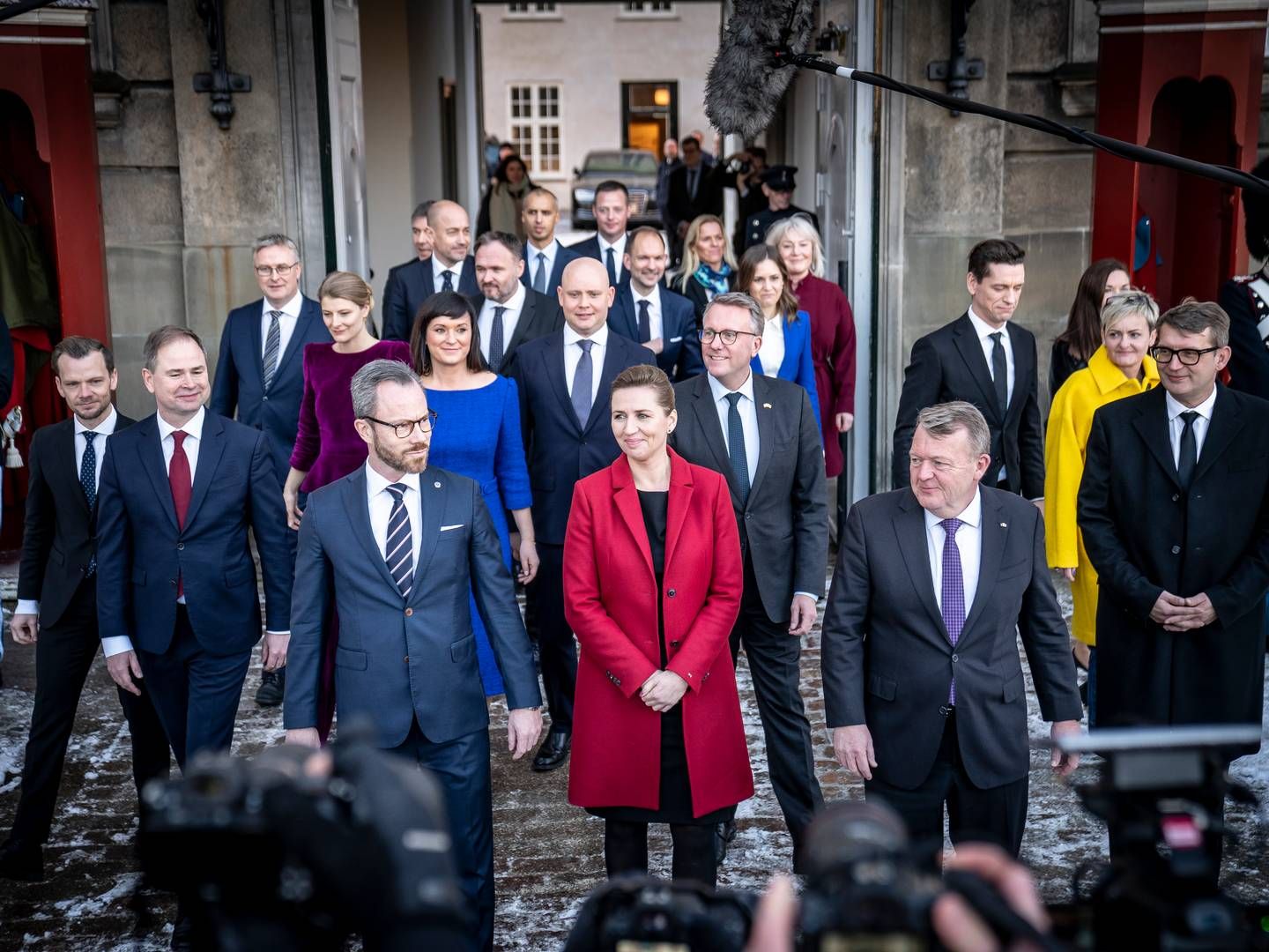 Partierne i den nye SVM-regering, der blev præsenteret i december, står sammen med de fleste af Folketingets partier bag klimaloven. | Foto: Mads Claus Rasmussen